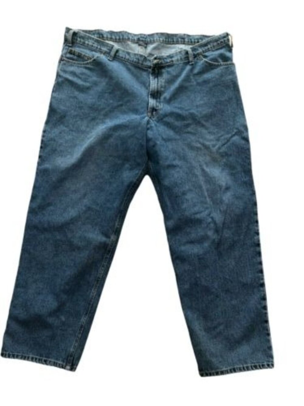 RK Rural King Jeans Blue Denim Mens 46x32 Medium Wash Straight Leg Work Pants
